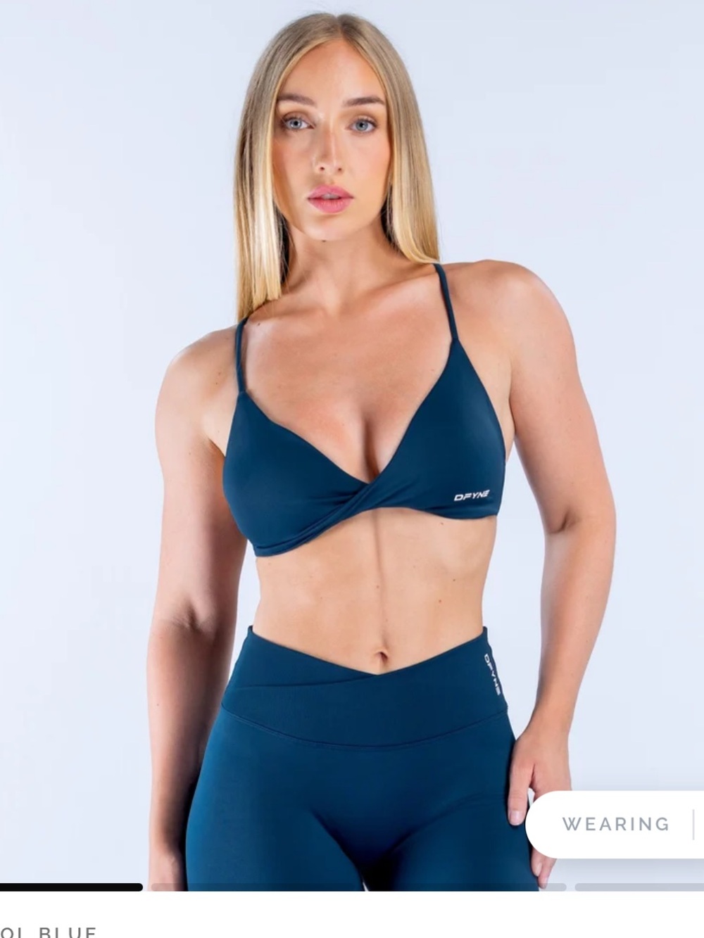DFYNE VISION TWIST FRONT SPORTS BRA